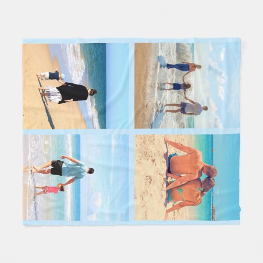 Benutzerdefiniert Ihr Lieblings-Fotolack Fleece Bl (Vorderseite (Horizontal))