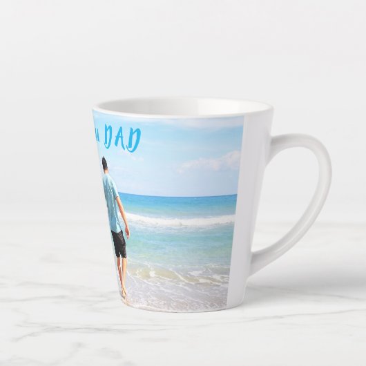 Benutzerdefiniert Ihr Vater Foto Latte Tasse Perso (Rechts)