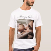 Benutzerdefiniert Ihr Vater Foto T - Shirt Vaterta (Vorderseite)