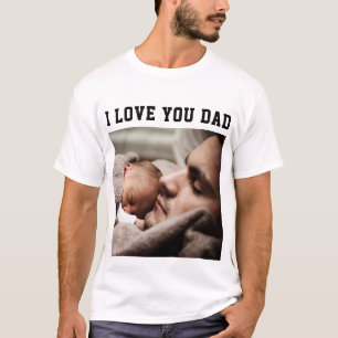 Benutzerdefiniert Ihr Vater Foto T - Shirt Vaterta