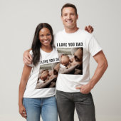 Benutzerdefiniert Ihr Vater Foto T - Shirt Vaterta (Unisex)