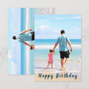 Benutzerdefiniert Ihre Foto Geburtstagskarte Perso