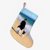 Benutzerdefiniert Ihren Foto Weihnachts-Strumpf Te Kleiner Weihnachtsstrumpf (Vorderansicht (hängend))