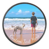 Benutzerdefiniert Ihren Lieblings-Foto-Hockey-Puck Eishockey Puck (Vorderseite)