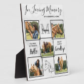 Benutzerdefiniert im Foto zur Erinnerung an Pferde Fotoplatte (Seite)