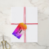 Benutzerdefiniert „Immer funkeln“ – Pink Orange Li Geschenkanhänger (Mit Garn)