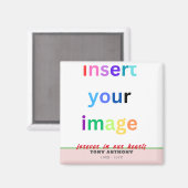 Benutzerdefiniert in Memorial für das einfache Fot Magnet (Vorderseite/Rückseite)