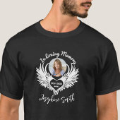 Benutzerdefiniert in Memory Angel Wings Foto T - S T-Shirt
