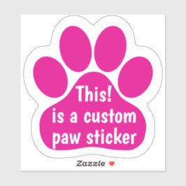 Benutzerdefiniert, indem Sie Print Hot Pink Car Wi Aufkleber