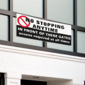 Benutzerdefiniert Kein Stoppen von Banner senden R (Äußeres Gebäude)