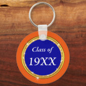 Benutzerdefiniert, Klassenfavoriten, Orange, Blau, Schlüsselanhänger (Rückseite)