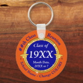 Benutzerdefiniert, Klassenfavoriten, Orange, Blau, Schlüsselanhänger (Vorderseite)