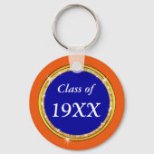 Benutzerdefiniert, Klassenfavoriten, Orange, Blau, Schlüsselanhänger (Rückseite)