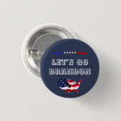 Benutzerdefiniert LET'S GO BRANDON Lustiger Humor Button (Vorne & Hinten)
