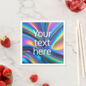 Benutzerdefiniert leuchtend, Text/Foto ändern Part Serviette (Beispiel)