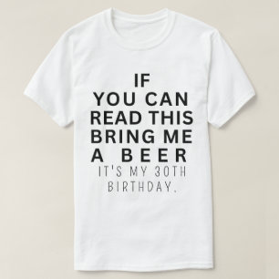 Benutzerdefiniert Lustig 30. Geburtstag Wird 30 Tr T-Shirt