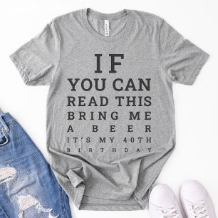 Benutzerdefiniert Lustig 40. Geburtstag Wird 40 Tr T-Shirt