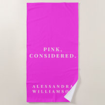 Benutzerdefiniert Lustig Heiß Neon Rosa Minimalist