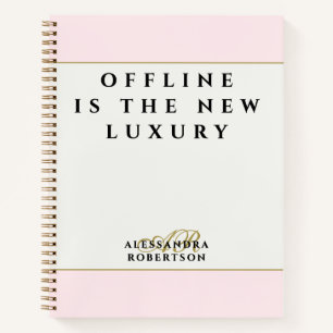 Benutzerdefiniert Lustig Inspirierend Pastell Rosa Notizblock