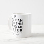 Benutzerdefiniert Lustiger 30. Geburtstag Wird 30 Kaffeetasse (Vorderseite Links)