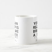 Benutzerdefiniert Lustiger 30. Geburtstag Wird 30 Kaffeetasse (Mittel)