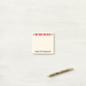 Benutzerdefiniert machen oder sonstwo post-it klebezettel (Auf Schreibtisch)