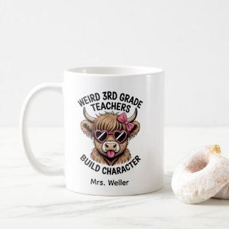 Benutzerdefiniert „Merkwürdige Lehrer der 3. Klass Kaffeetasse