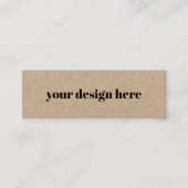 Benutzerdefiniert Mini Visitenkarte (Vorderseite)