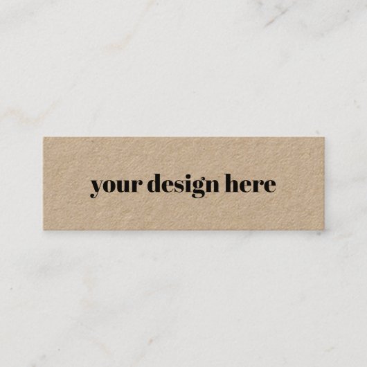 Benutzerdefiniert Mini Visitenkarte (Vorderseite)