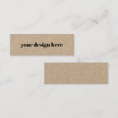 Benutzerdefiniert Mini Visitenkarte (Vorne/Hinten)