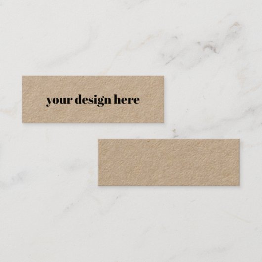 Benutzerdefiniert Mini Visitenkarte (Vorne/Hinten)