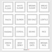 Benutzerdefiniert Minimalistisch 16 Aufkleber mit  (Blatt)