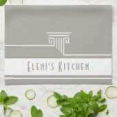 Benutzerdefiniert Minimalistisch Geschirrtuch (Gefaltet)