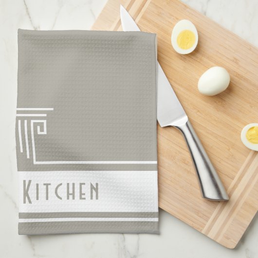 Benutzerdefiniert Minimalistisch Geschirrtuch (Viertel Falte)