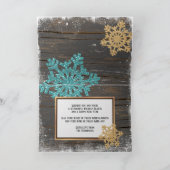 Benutzerdefiniert mit Liebe-Frohen Festtagen Feiertagskarte (Innenseite)