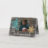 Benutzerdefiniert mit Liebe-Frohen Festtagen Feiertagskarte (Vorderseite)