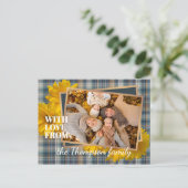 Benutzerdefiniert mit Liebe für Erntedank-Urlaubsk Postkarte (Stehend Vorderseite)