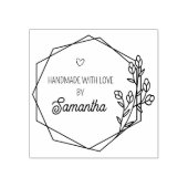 Benutzerdefiniert mit Liebe Gummistempel (Prägung)
