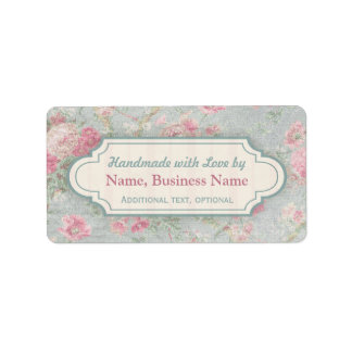 Benutzerdefiniert mit Liebe Labels Shabby Chic Adressaufkleber