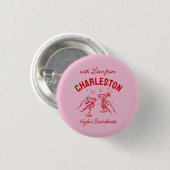 Benutzerdefiniert mit Liebe von Destination Jungge Button (Vorne & Hinten)