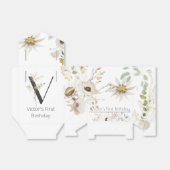 Benutzerdefiniert mit weich farbiger Wilder Blume Geschenkschachtel (Ungefaltet)