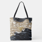 Benutzerdefiniert: Monochrom-Whirl-Tasche Tasche (Rückseite)