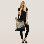 Benutzerdefiniert: Monochrom-Whirl-Tasche Tasche (Am Model)