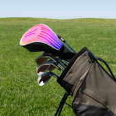 Benutzerdefiniert Monogramm Initial Pink Ombre Per Golf Headcover (In SItu)
