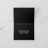 Benutzerdefiniert Name SobriborTag-Glitzer Karte (Innenseite)