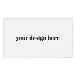 Benutzerdefiniert Namenschild