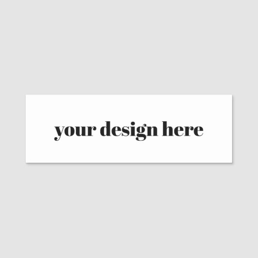 Benutzerdefiniert Namensschild (Vorderseite)