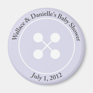 Benutzerdefiniert Niedlich als Button Baby Shower Magnet