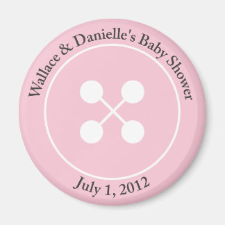 Benutzerdefiniert Niedlich als Button Baby Shower Magnet