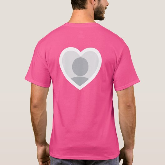 Benutzerdefiniert Niedlich Pink I Liebe meine Freu T-Shirt (Rückseite)